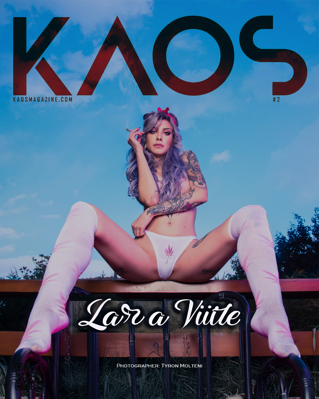 KAOS Magazine cover photography by Tyron Molteni
